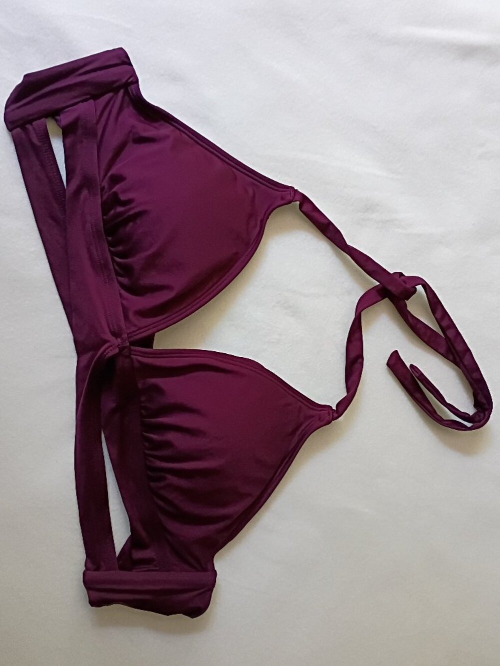 KONA SOL Bikini Top Purple Size Medium